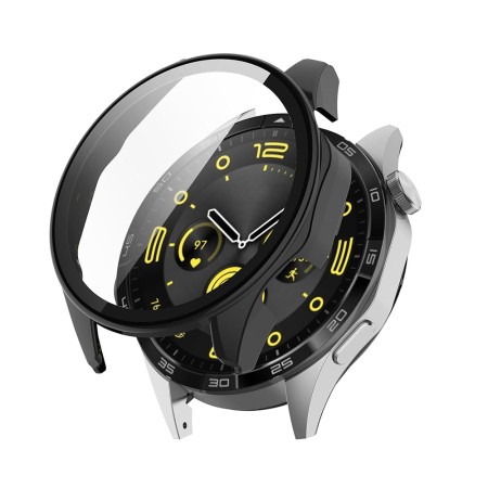 Husa pentru Huawei Watch GT 4 (46mm) + Folie - Techsuit Defense360 Pro - Black