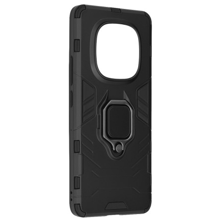 Husa pentru Xiaomi Redmi Note 14 Pro - ATT Ring, tip Suport, Negru