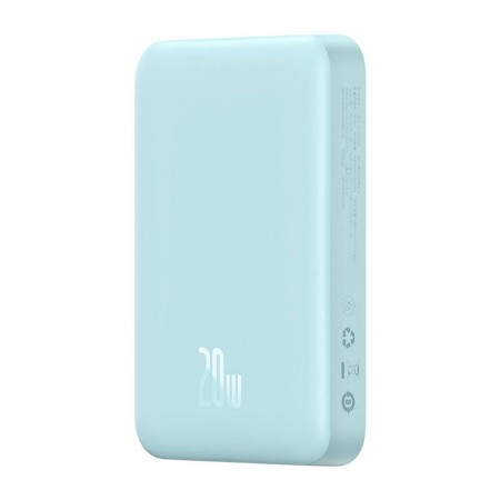 Baterie Externa USB-C, MagSafe, 10000mAh, 20W - Baseus Magnetic Mini (PPCX110103) - Bleu