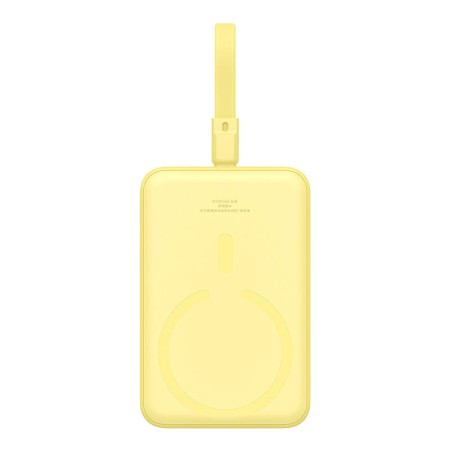 Acumulator Extern MagSafe, USB-C, 10000mAh, 20W - Baseus Magnetic Mini (P10022109Y23-00) - Yellow