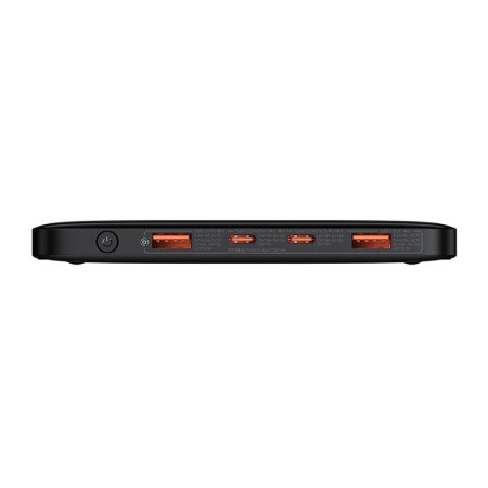 Acumulator Extern 2xUSB, 2xUSB-C, 20000mAh + Cablu USB-C, 100W - Baseus (PPBL000201) - Black