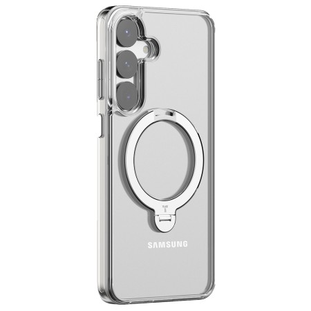 Husa pentru Samsung Galaxy S25 - Torras Ostand Spin Series - Clear