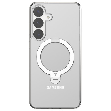 Husa pentru Samsung Galaxy S25 - Torras Ostand Spin Series - Clear