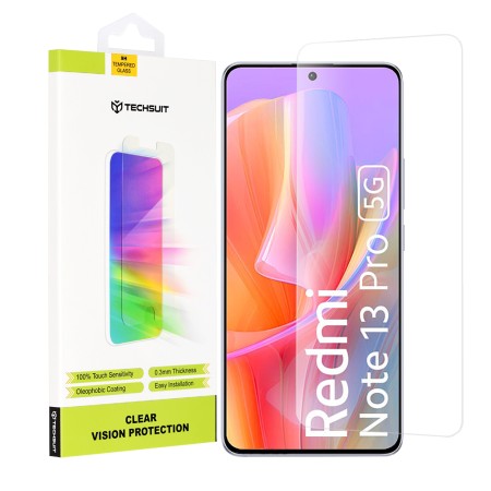 Folie pentru Xiaomi Redmi Note 13 Pro 5G / Poco X6 - Techsuit Clear Vision Glass - Transparent