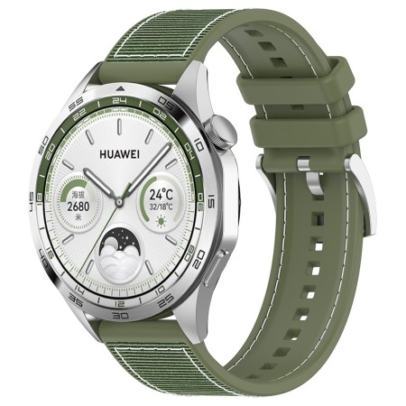 Curea pentru Huawei Watch GT 2 (46mm)/GT 2 Pro/GT 3 Pro (46mm)/Ultimate, Xiaomi Watch S1 - Techsuit Watchband (W051) - Green