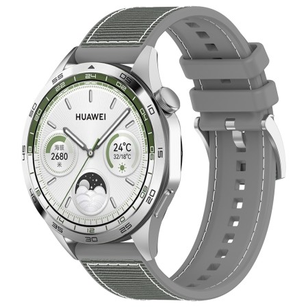 Curea pentru Huawei Watch GT 2 (46mm)/GT 2 Pro/GT 3 Pro (46mm)/Ultimate, Xiaomi Watch S1 - Techsuit Watchband (W051) - Gray