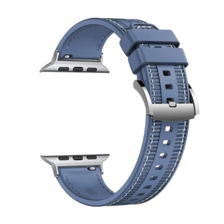 Curea pentru Apple Watch 1/2/3/4/5/6/7/8/9/SE/SE 2/Ultra/Ultra 2 (42/44/45/49mm) - Techsuit Watchband (W051) - Dark Blue