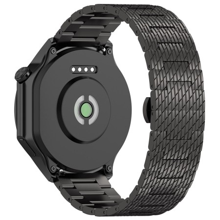 Curea pentru Samsung Galaxy Watch 4/5/Active 2, Huawei Watch GT 3 (42mm)/GT 3 Pro (43mm) - Techsuit Watchband (W052) - Black