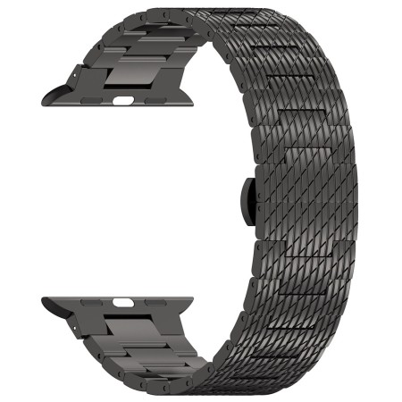 Curea pentru Apple Watch 1/2/3/4/5/6/7/8/9/SE/SE 2 (38/40/41mm) - Techsuit Watchband (W052) - Black