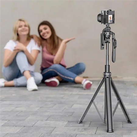 Selfie Stick cu Telecomanda si Trepied, BT 5.0 - Yesido (SF17) - Black