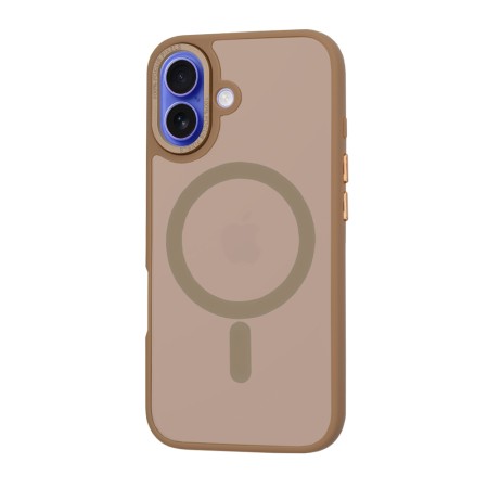 Husa pentru iPhone 16 - Techsuit HaloFrost MagSafe Series - Sandstone Brown