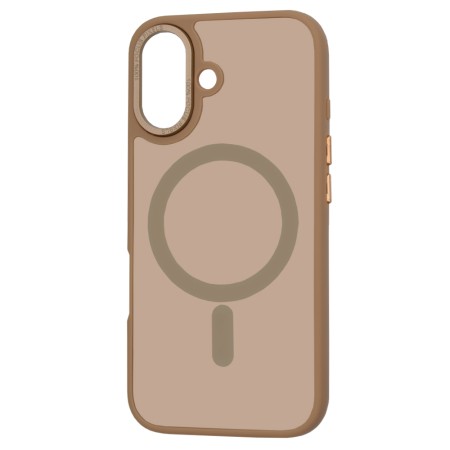 Husa pentru iPhone 16 - Techsuit HaloFrost MagSafe Series - Sandstone Brown