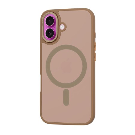 Husa pentru iPhone 16 Plus - Techsuit HaloFrost MagSafe Series - Sandstone Brown