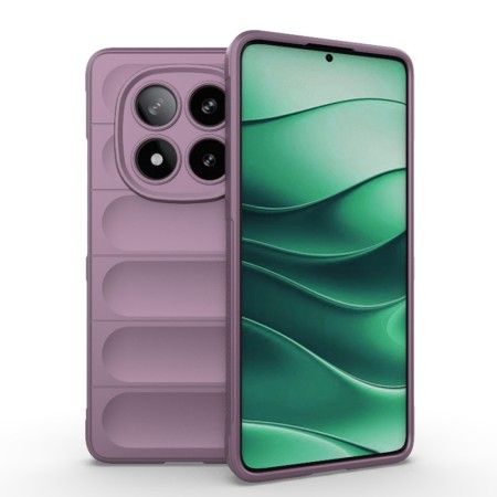 Husa Antisoc pentru Xiaomi Redmi Note 14 Pro - Margini Anti-Alunecare - Shield - Purple