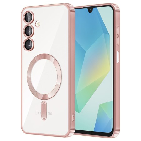 Husa pentru Samsung Galaxy A16, Atasare Magnetica, MagSafe, Pink