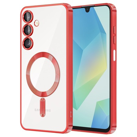 Husa pentru Samsung Galaxy A16, Atasare Magnetica, MagSafe, Red