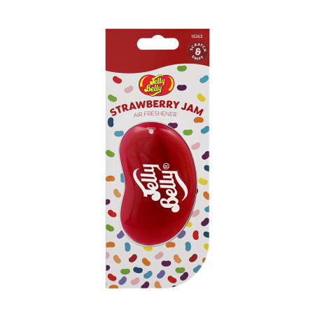 Odorizant Solid pentru Masina Jelly Belly, Strawberry Jam