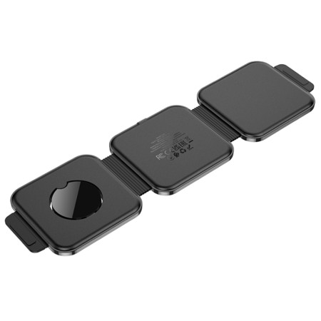 Statie de Alimentare pentru Casti, Ceas si Telefon, 15W - Hoco Unique (CQ4) - Black