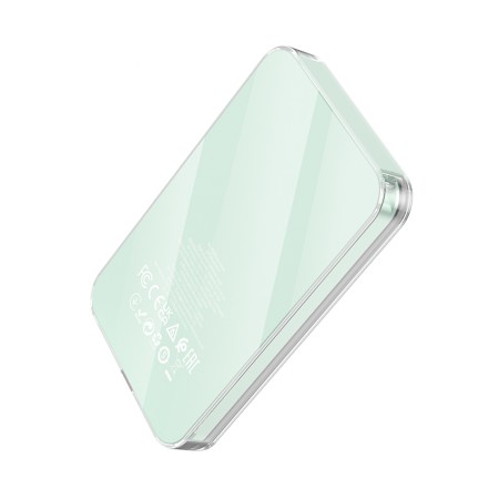 Baterie Externa pentru iPhone, PD20W, 5000mAh - Hoco Ice Crystal (Q14) - Blue