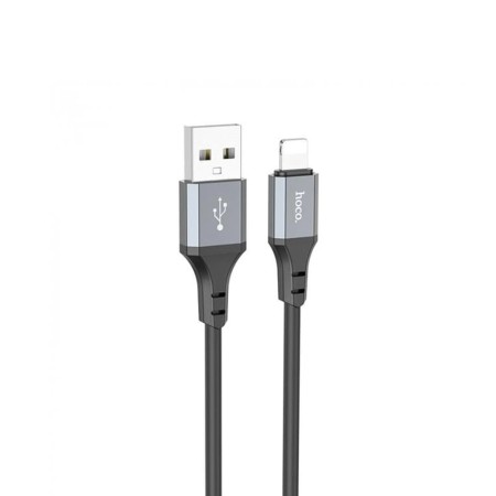 Cablu de Date USB la Lightning, 2.4A, 3m - Hoco Honest (X92) - Black