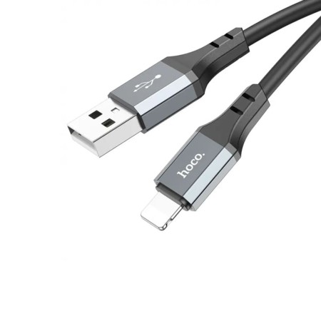 Cablu de Date USB la Lightning, 2.4A, 3m - Hoco Honest (X92) - Black