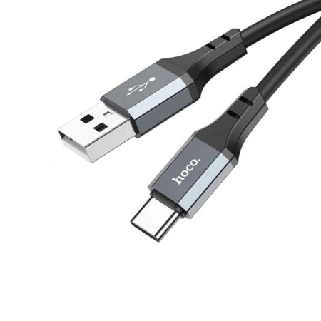 Cablu de Date USB la Lightning, 3A, 3m - Hoco Honest (X92) - Black