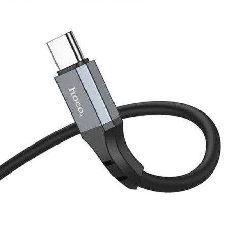 Cablu de Date USB la Lightning, 3A, 3m - Hoco Honest (X92) - Black