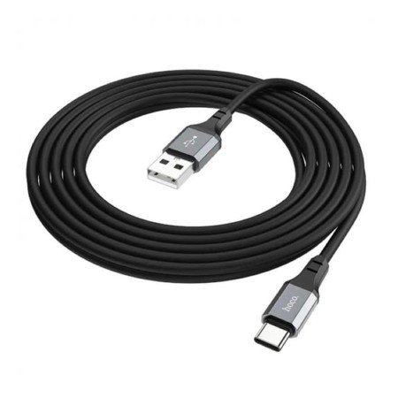 Cablu de Date USB la Lightning, 3A, 3m - Hoco Honest (X92) - Black