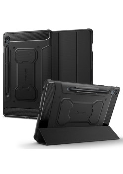 Husa pentru Samsung Galaxy Tab S9 FE Spigen Rugged Armor Pro, Black