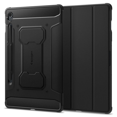 Husa pentru Samsung Galaxy Tab S9 FE Spigen Rugged Armor Pro, Black