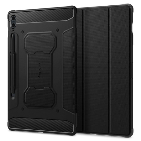 Husa pentru Samsung Galaxy Tab S9 FE Plus Spigen Rugged Armor Pro, Black