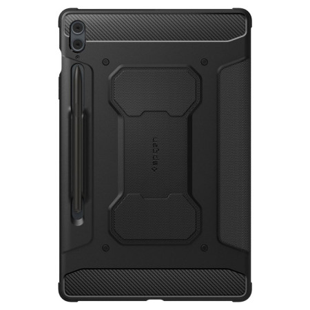 Husa pentru Samsung Galaxy Tab S9 FE Plus Spigen Rugged Armor Pro, Black