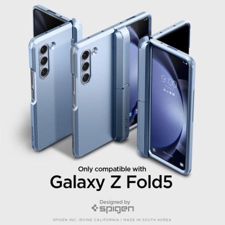 Husa pentru Samsung Galaxy Z Fold 5 Spigen Tough Armor Pro Pen, Sierra Blue