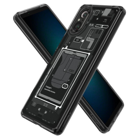 Husa pentru Sony Xperia 5 V, Spigen Ultra Hybrid Zero One, Matte Black