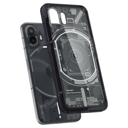 Husa pentru Nothing Phone 2 Spigen Ultra Hybrid Zero One, Matte Black