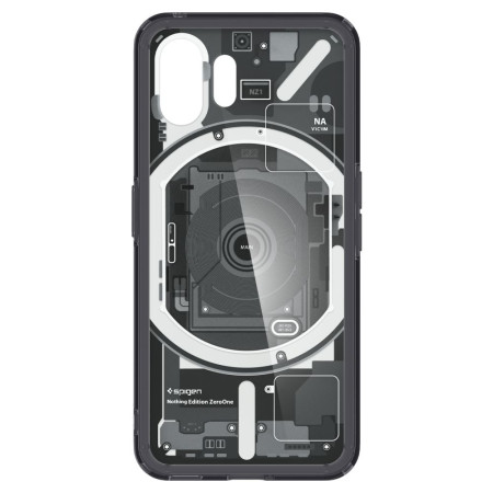 Husa pentru Nothing Phone 2 Spigen Ultra Hybrid Zero One, Matte Black