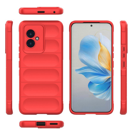 Husa pentru Honor 100, Antisoc, Margini Striatii, Magic Shield, Red