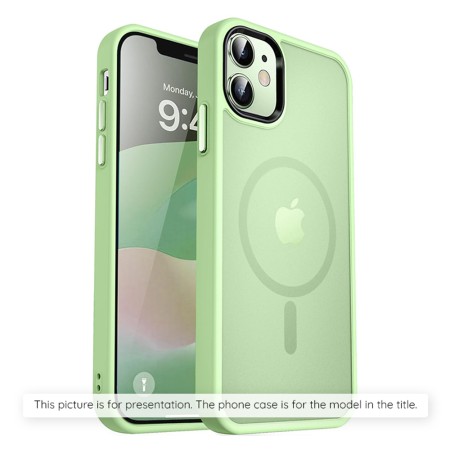 Husa pentru iPhone 13 - Techsuit HaloFrost MagSafe Series - Light Green