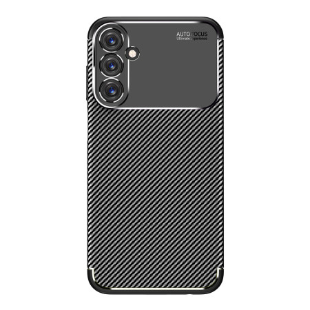 Husa pentru Samsung Galaxy A25 5G, CarbonFiber, Black