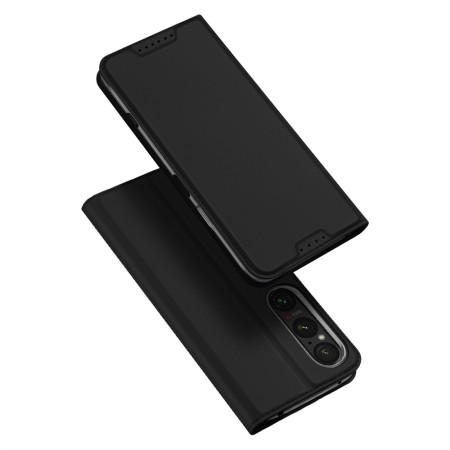 Husa Flip Sony Xperia 1 VI, Skin Pro, Smart Pro Magnet, Negru