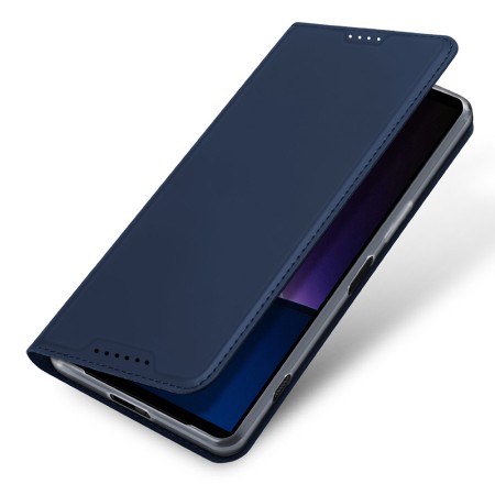 Husa Flip Sony Xperia 1 VI, Skin Pro, Smart Pro Magnet, Negru