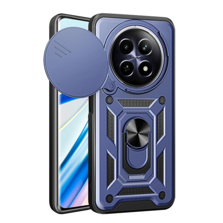 Husa pentru Realme 12 / 12x, CamShield Protectie Camera, Magnetic, Slide si Snap, Blue