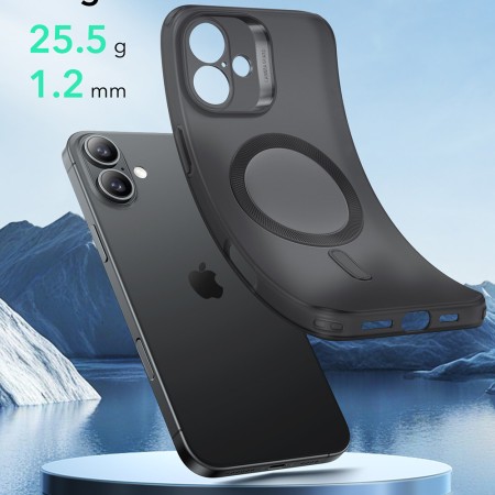 Husa pentru iPhone 16 Plus - ESR Zero HaloLock - Frosted Black