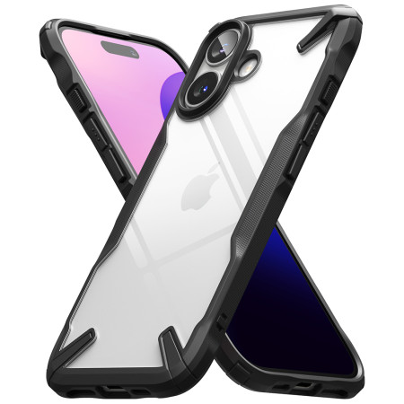 Husa pentru iPhone 16 Plus - Ringke Fusion X - Black