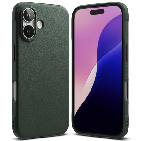 Husa pentru iPhone 16 - Ringke Onyx - Dark Green