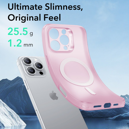 Husa pentru iPhone 16 Pro Max - ESR Zero HaloLock - Frosted Pink