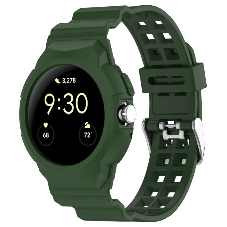 Curea pentru Google Pixel Watch / Watch 2 / Watch 3 41mm - Techsuit Watchband (W065) - Green