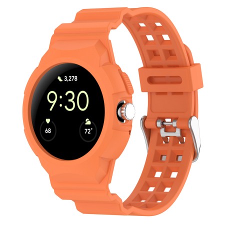 Curea pentru Google Pixel Watch / Watch 2 / Watch 3 41mm - Techsuit Watchband (W065) - Orange