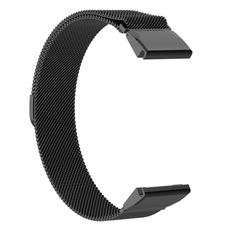 Curea pentru Garmin Fenix 3/3 HR/5X/5X Plus/6X/6X Pro/7X/7X Pro Solar - Techsuit Watchband QuickFit 26mm (W009) - Black