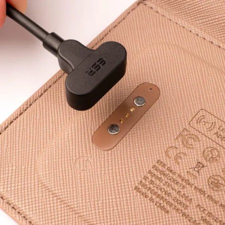 Portofel pentru Telefon cu Functia Find My Wallet, 110mAh - ESR Geo Wallet (2K61503) - Aged Leather